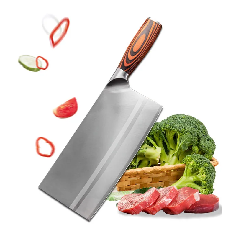 Кливер, нож для мясника, кухонный нож из нержавеющей стали, очень острый разделочный нож, кухонный нож для приготовления пищи, нож для шеф-повара, инструменты