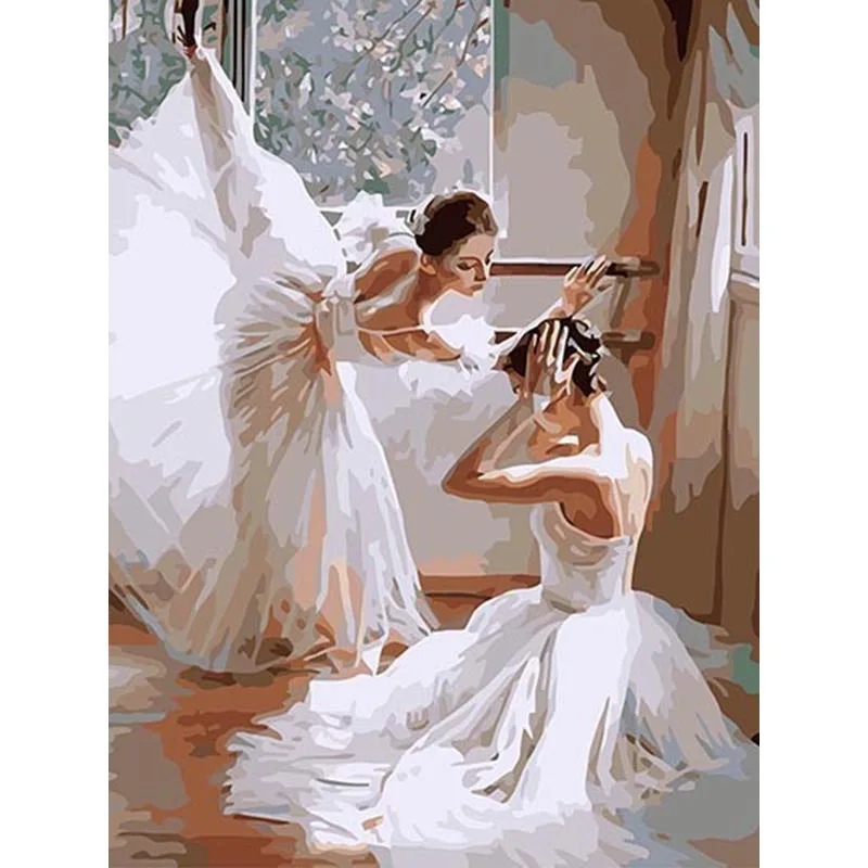 

Digital Oil Painting Frameless 4050 Ballet Women's Propylene Yan