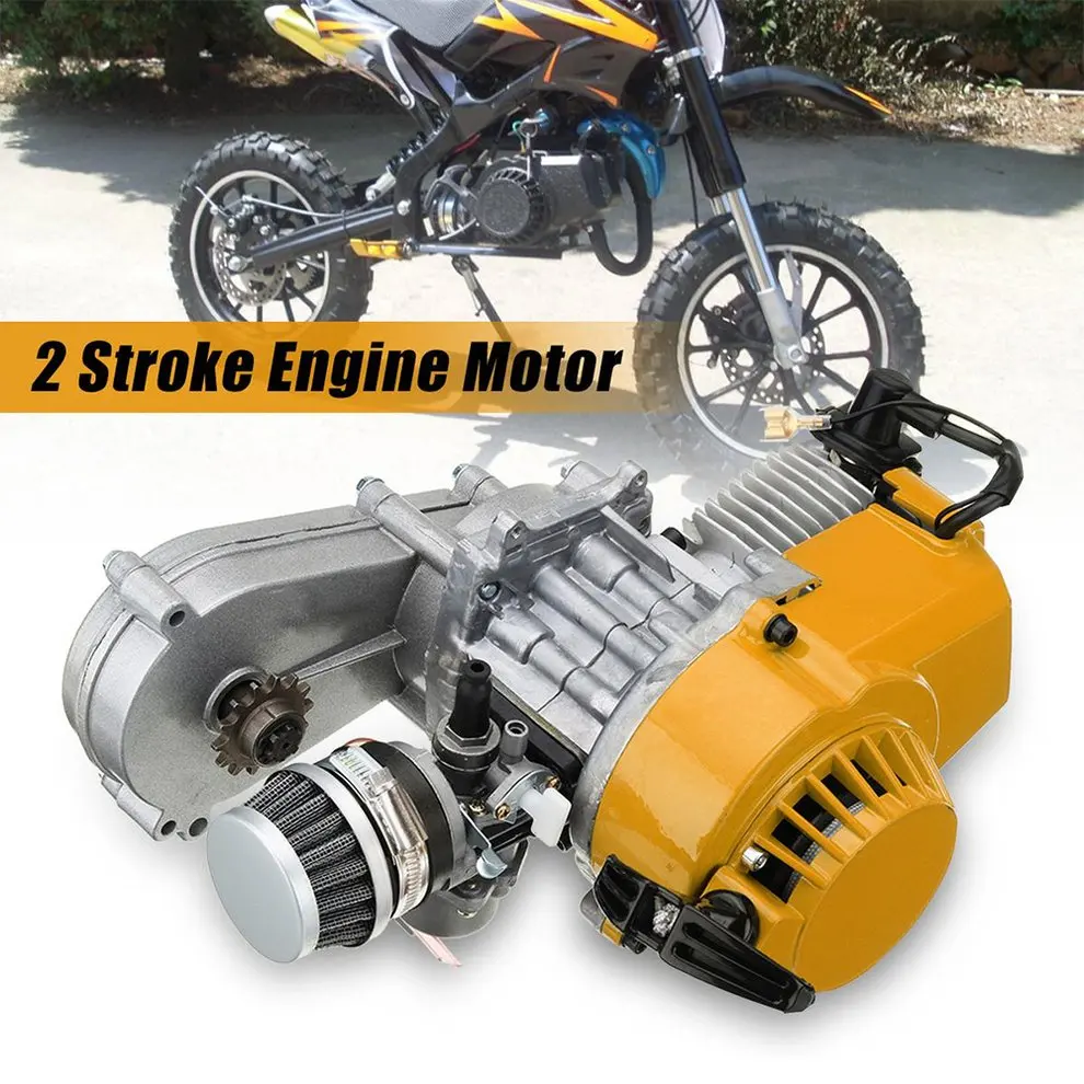

Exquisitely Designed Durable 49cc Mini Dirt Bike Engine With Transfer Box Yellow Pull Start Mini Moto Yellow