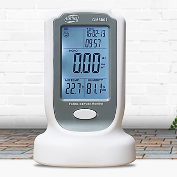 

Air quality Tester Formaldehyde Detector Meter HCHO TVOC Electrochemical Sensor LCD Display Charging Portable Gas Analyzers