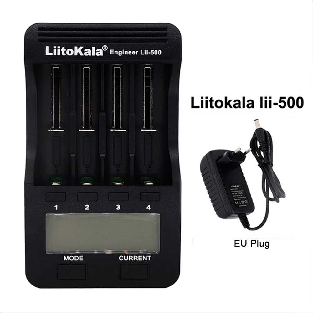 Зарядное устройство LiitoKala lii-500 3 7 V 1 2 18650 26650 16340 14500 10440 Ni-MH для литий-ионных