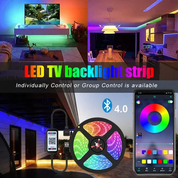 

DIY TV PC Dream Screen USB LED Strip Tape Screen Backlight Bluetooth Remote Control Light NC99