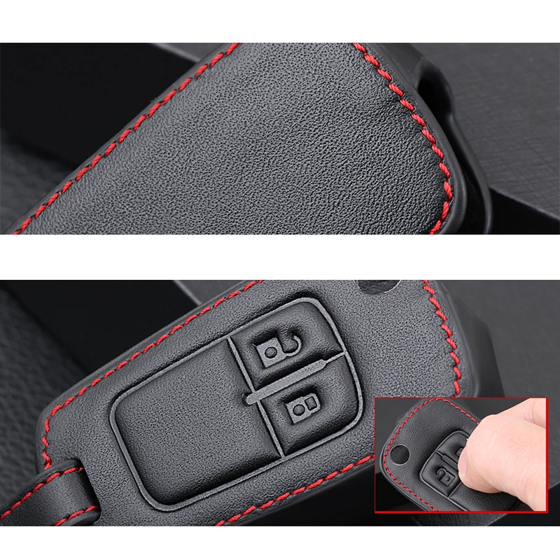 2 кнопки автомобиля дистанционного управления брелок для Opel Astra J Corsa D Zafira сменный Футляр для ключей с пряжкой