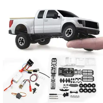 

1:35 RC Car F150 Car Kit DIY RC Crawler OH35P01 LED + Motor + Servo + Battery ESC Kids Toys DIY Assemble KIT RC Crawler Car