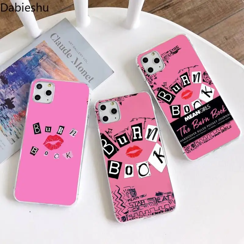 Чехол для телефона Dabieshu с рисунком сжигающей книги Kiss означает девушки iphone 12 pro max