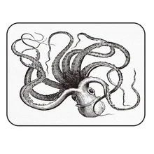 CHARMHOME Мягкий Коврик Противоскользящий коврик черно-белый коврик "осьминог" для гостиной коврик для спальни украшения дома аксессуары