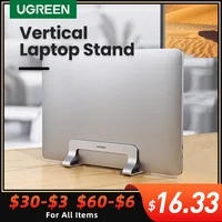 UGREEN Vertical Laptop Stand Holder For MacBook Air Pro Aluminum Foldable Notebook Stand Laptop Support MacBook Pro Tablet Stand 1