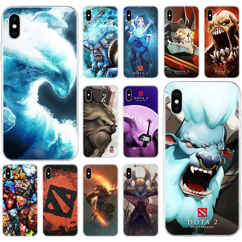 Силиконовый чехол Dota 2 для Apple iPhone 11 Pro XS MAX X XR 7 8 Plus 6 6s 5 5S SE | Мобильные телефоны и