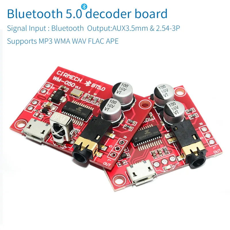 UNISIAN Bluetooth 5 0 декодер плата аудио приемник MP3 без потерь плеер беспроводной стерео