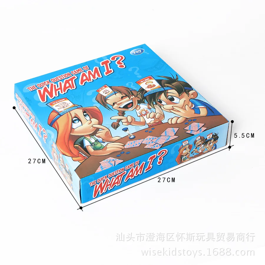 

Children Guess Licensing Toy Multi-seat Interactive Tabletop Game English Learning I Am What Language Training