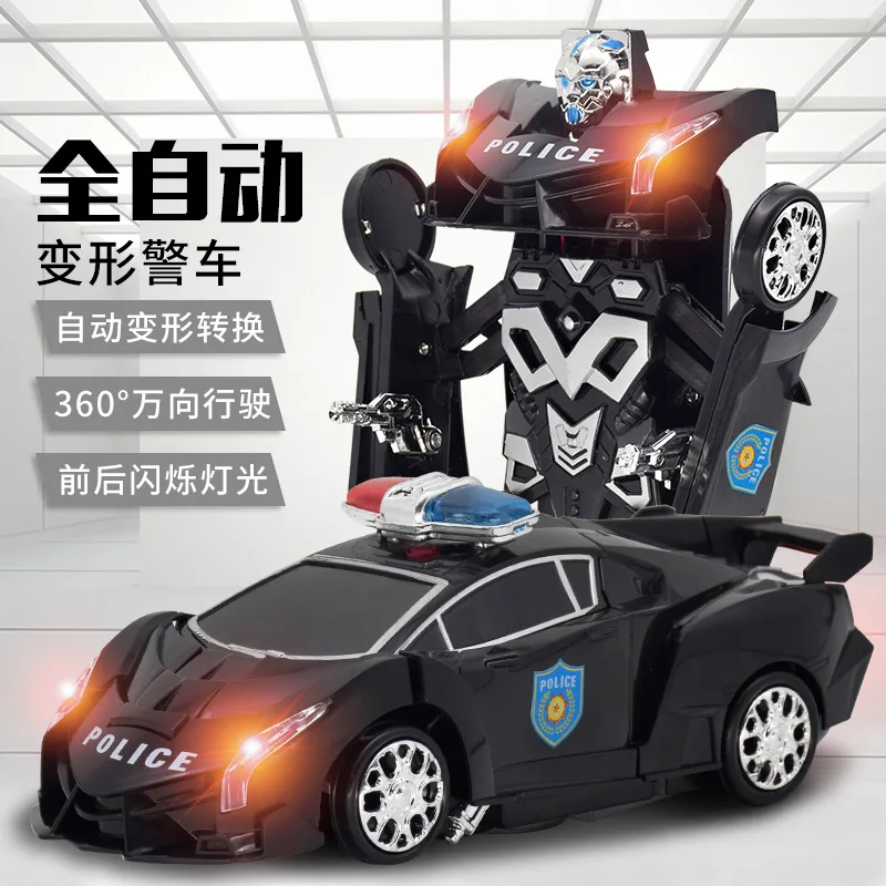 

Electric Transformation Robot Models Children Universal Jingang Educational Toy Car with Light And Music Car