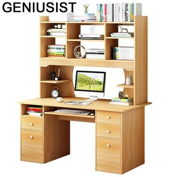 

Schreibtisch Escrivaninha Tafelkleed Scrivania Ufficio Bed Tray Biurko Lap Desk Bedside Computer Tablo Table With Bookcase