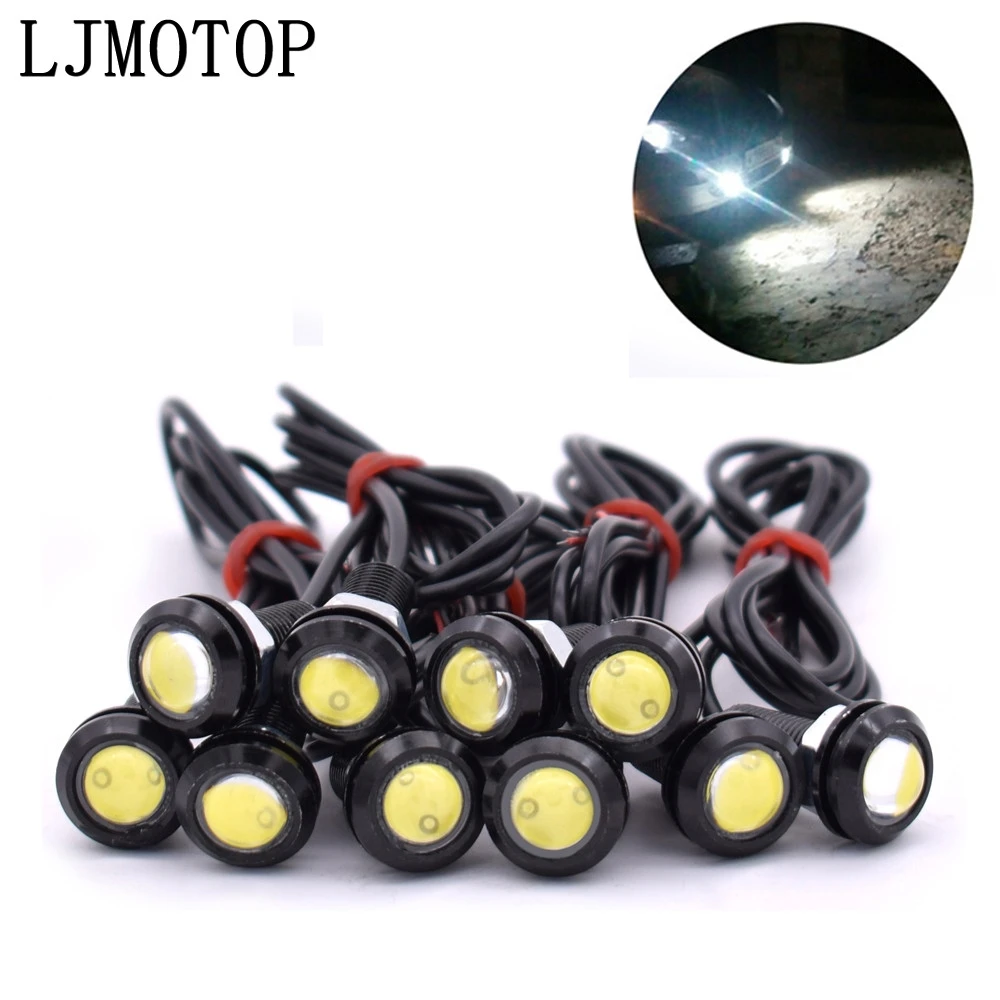 

10 Piece Eagle Eye LED Reverse Backup Light DRL Daytime Running Light For Honda CB650R CB125R CBR900RR XADV 750 X-11 CBR250R
