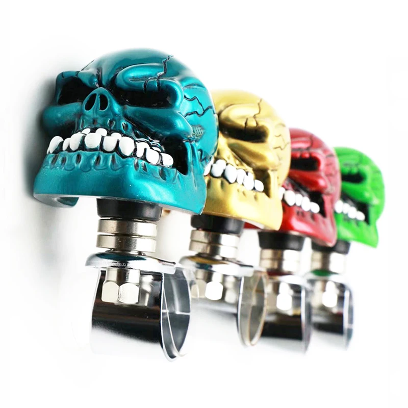 

Ручка для руля автомобиля, Регулируемый поворотный держатель в виде черепа, вспомогательный бустерный мяч