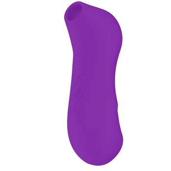 Purple/Flesh Sucking Vibrators Nipple Sucker Oral Sucker Clitoris Stimulation Powerful Vibrators Sex Toys for Women Vibator Toy 4