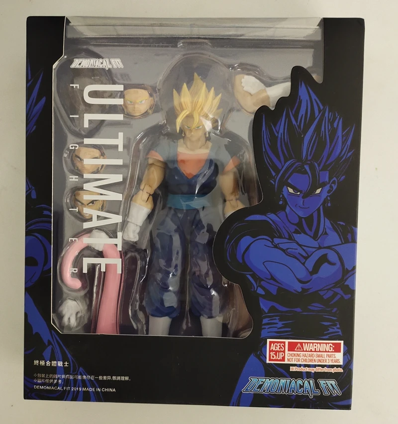 Spot Demoniacal Ajuste de Dragon Ball Z DBZ shf SSJ luchador definitivo Goku Vegeta Vegetto figura de acción figuals Brinquedos - Цвет: A