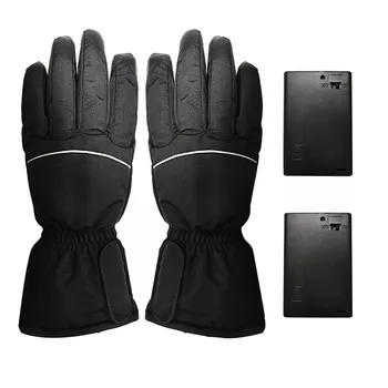 

Electric Battery Heated Gloves Touchscreen Water-resistant Heating Ski Cycling Gloves H7JP