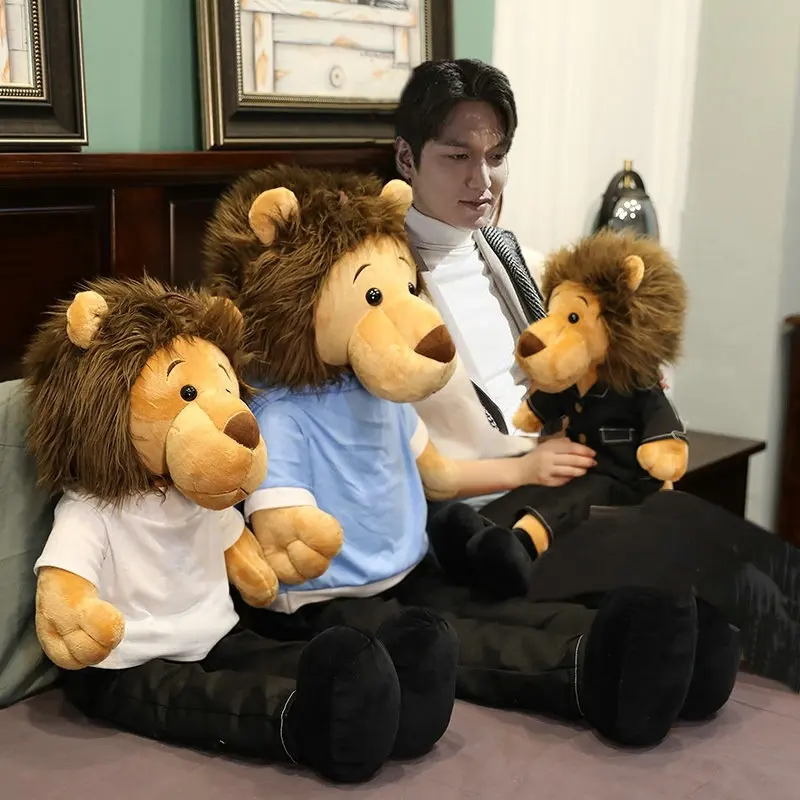 Corée le roi-TV Minomi lion Lee MinHo Idoll poupée jouet lion même type Minomi lion peluche pendentif poupée en peluche Animal jouet pour elle