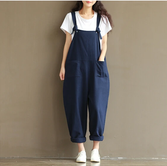 navy blue overalls womens