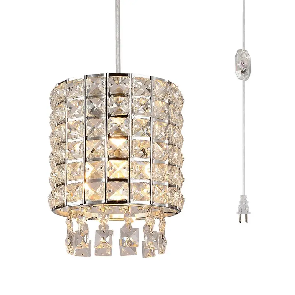 

Vintage Crystal Pendant Light Modern Crystal Round Ceiling Pendant Ligfht Glass Hanging Light For Home Hotel