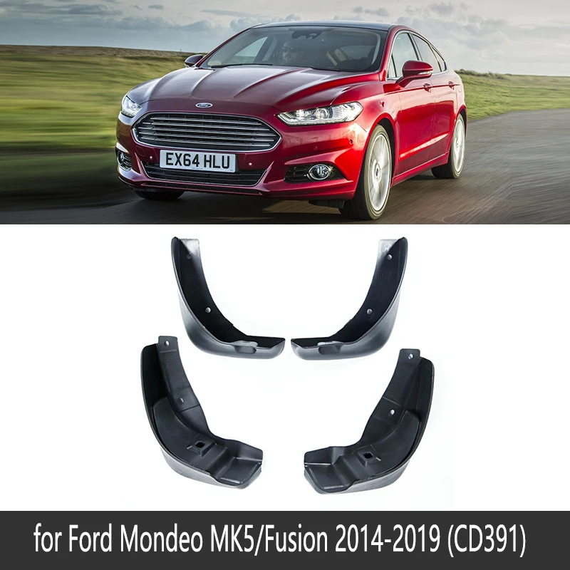 Для Ford Mondeo MK4 MK5 2007~ Fusion CD391 брызговики брызговик всплеск клапаном аксессуары для брызговиков 2009 2010 - Название цвета: 2014-2019 MK5