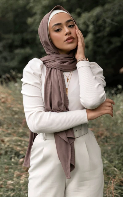 JTVOVO 2021 New Muslim Women Jersey Hijab Solid Color Head Wrap
