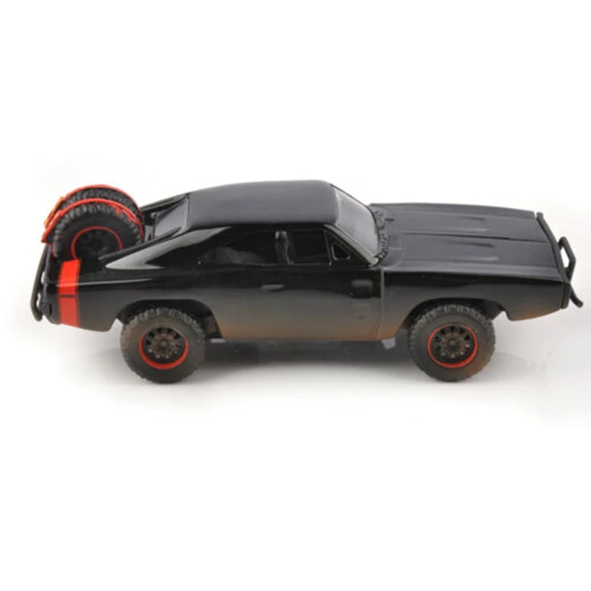 1/32 Dodge Зарядное устройство JADA гоночный автомобиль модель 1970 черный литые