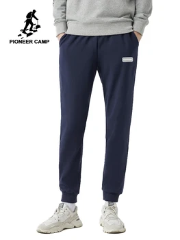 

Pioneer Camp Cotton Mens Joggers Spring Straight Causal Fitness Dark Blue Black Streetwear Sweatpants for Male