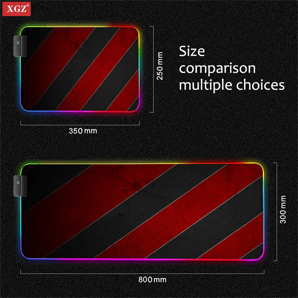

XgzLED Deceleration Belt Map Large Mouse Pad Desktop Keyboard Desk Pad Anti-skid Pad Mouse Pad RGB Mouse Pad Backlit Mouse CsGo