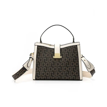 

Women Handbags Fashion Printing Letter PU Leather Temperament Vintage Stylish Women Crossbody Bags Shoulder Bags For Office Lady