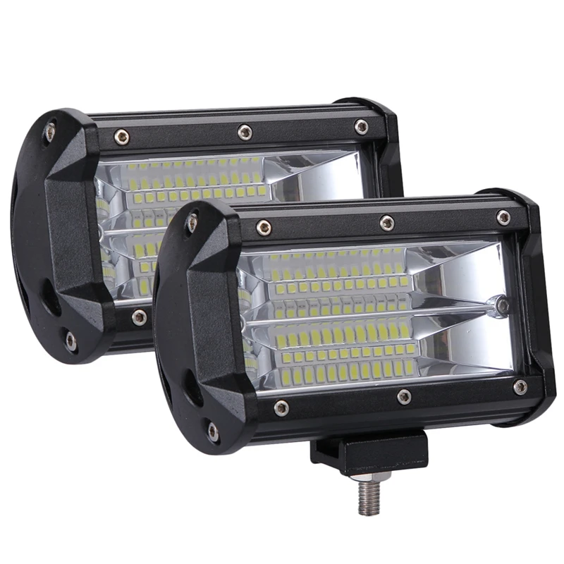Pair 5 Inch 288W Led Work Light Bar Flood Beam Pods Offroad Truck Suv 4X4Wd | Автомобили и мотоциклы