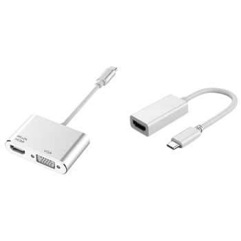 

USB Type C to Hdmi Vga Adapter Male to Female Type-C Converter & USB C to Hdmi Adapter, USB 3.1 Type C to Hdmi 4K