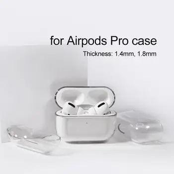 

For Airpods pro 2019 Case with Keychain Luxury Cover for apple Air pods pro Accessories for earpods arpods eartips earpads Coque