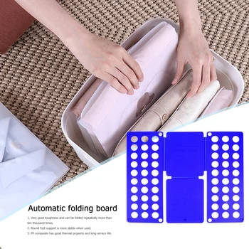 

Plastic Garment Folding Board Adjustable Shirts Laundry Clothes Holder for Home Clothes Holder Wardrobe Storage Organizing