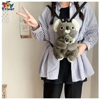 

Kawaii Australia Koala Bear Koalas School Backpack Bag Plush Toy Stuffed Doll Kids Children Girl Boy Girlfriend Birthday Gift