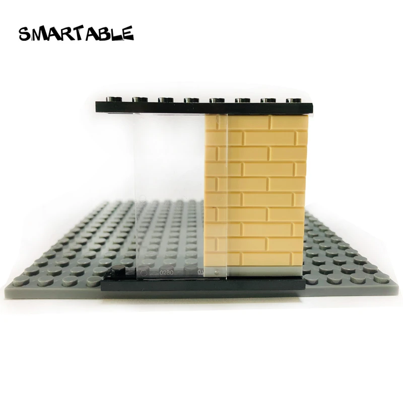 ten tweede het kan Parel Smartable Schuifdeur Set Met Rail Glas Venster Bouwstenen Baksteen Moc  Onderdelen Speelgoed Voor Creatieve Huis Winkel Villa 4  sets/partij|Blokken| - AliExpress