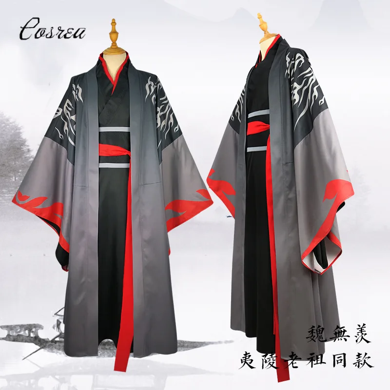 Wei Wuxian Yiling патриарх косплей парик гроссмейстер демонического культивирования играть парик Mo Dao Zu Shi Хэллоуин волосы Wei Ying