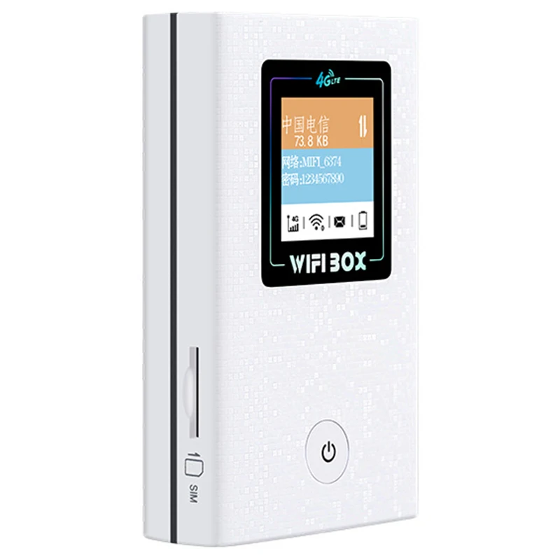 Портативный 4G Wi Fi роутер Lte Wifi беспроводной 6800MAh аккумулятор внешний точка