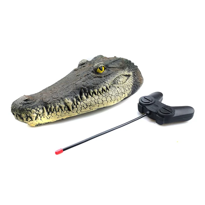 Модель крокодилов голова дистанционного управления электрическая лодка игрушки крокодилы голова пародия игрушка P7Ding