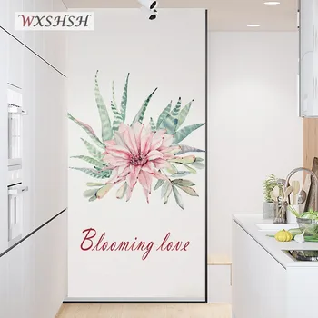 

Custom Size Static Cling Window Film Vinyl Blooming Flower Stained Frosted Privacy Protection Decorative UV-Proof Glass Sticker