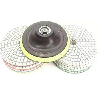 

8pcs DIY Grinding Diamond Polishing Pad Disc Concrete Marble Stone 50-3000 Grit