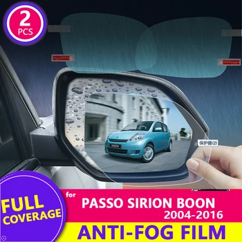 

for Toyota Passo Daihatsu Sirion Boon M300 M600 2004 - 2016 Anti Fog Film Rearview Mirror Rainproof Anti-Fog Films Accessories
