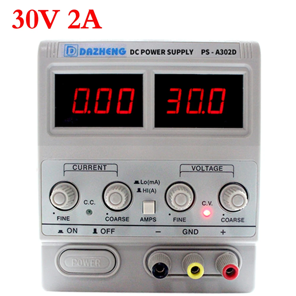 

30V 2A Analog Voltage Regulators Laboratory Linear switching Adjustable Power Supply Professional With Pointer For Lab