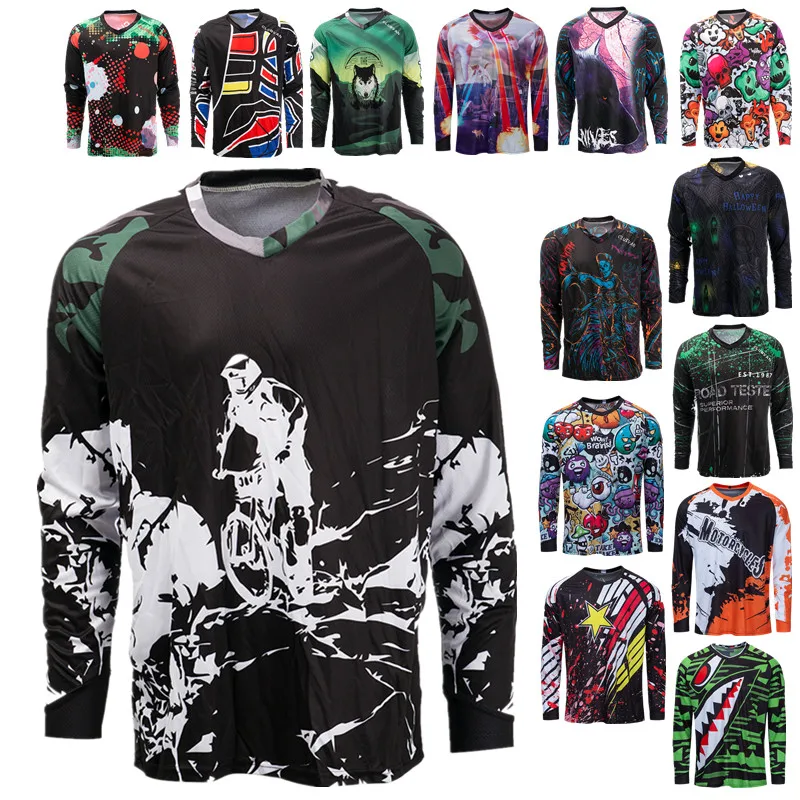 2021 на заказ командные мужские мото Mtb Мотокросс Mersey Enduro Maillot Hombre DH BMX MX Велоспорт