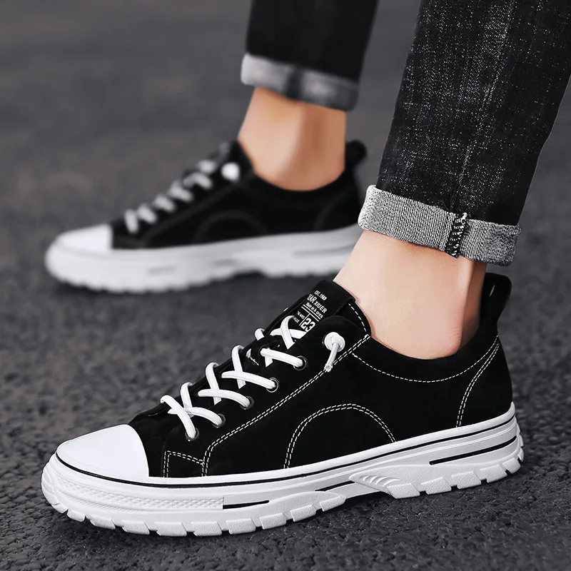 

2020 Spring New Style Low Top Martin Boots Men's Korean-style Trend Men Casual Board Shoes Versatile Online Celebrity Workwear T