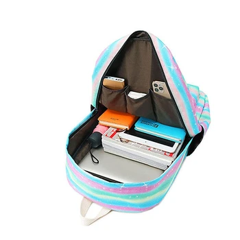 

3pcs/set Children Waterproof Backpack Fashion Computer Bags School Backpack Pencil Bag For Gilr Boy Student