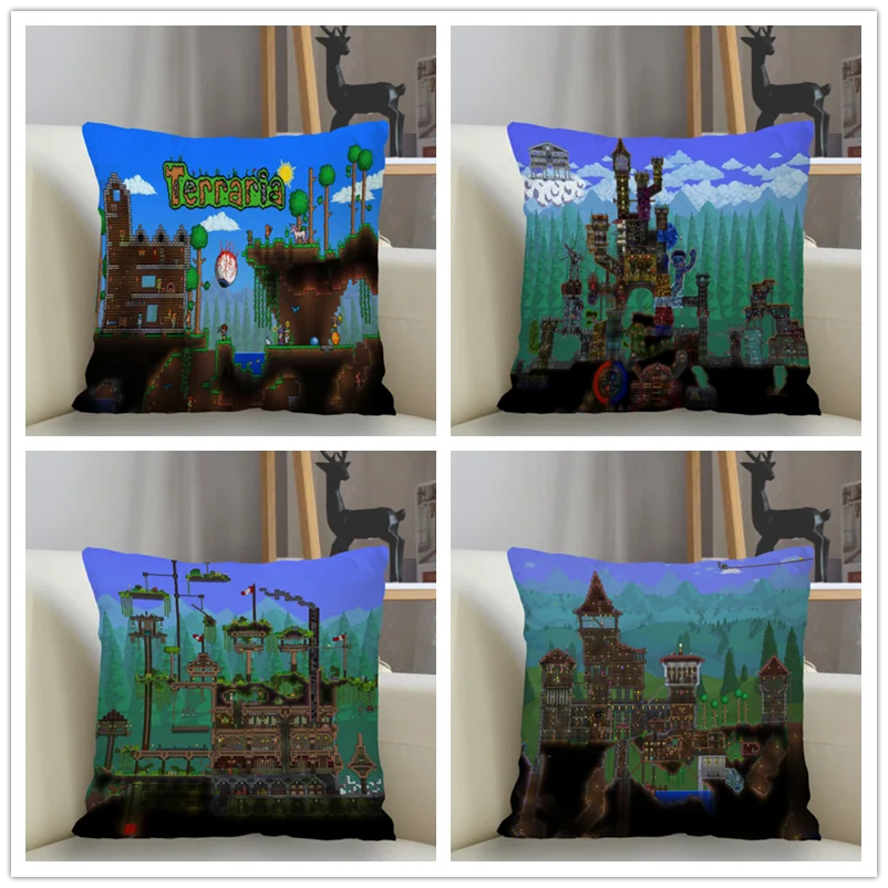 Terraria Decorations Decor Terraria Pillowcase Throw Pillow Cover