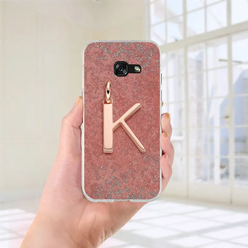 Для Samsung Galaxy A3 A5 A7 J2 J3 J4 J6 J5 J7 J8 Coque чехол мягкий, ТПУ силиконовый чехол для мобильного телефона чехлы буквы алфавита - Цвет: Picture 10