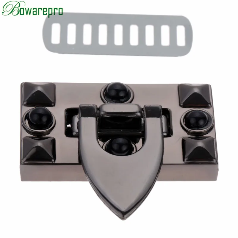 bowarepro Rectangle Shape Metal Bag Decoration for DIY Handbag Craft Messenger Shoulder Bag Part Hardware Accessories 1pc
