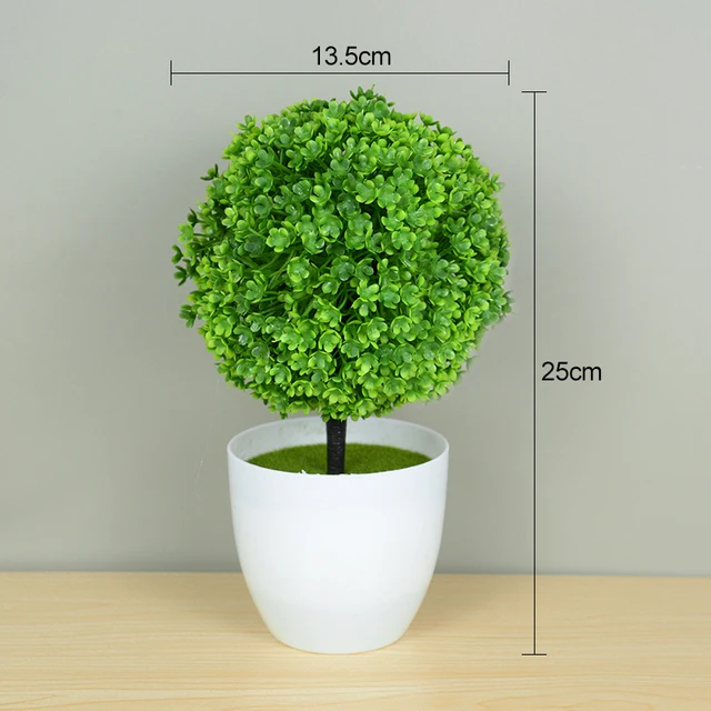 Artificial Plants Bonsai Small Tree Pot Fake Plant Flowers Potted Ornaments For Home Room Table Decoration Hotel Garden Decor T4